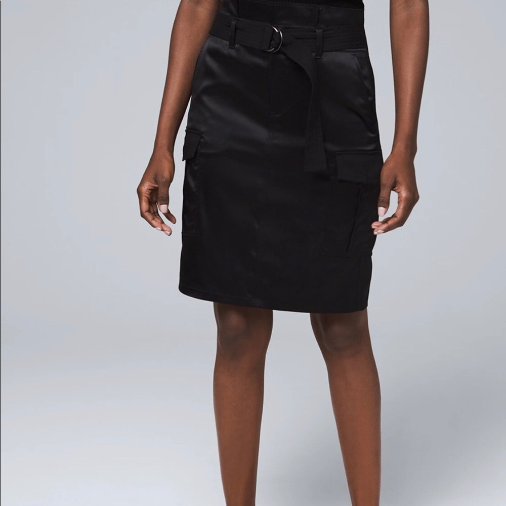 Soft Utility Skirt With Removable Belt